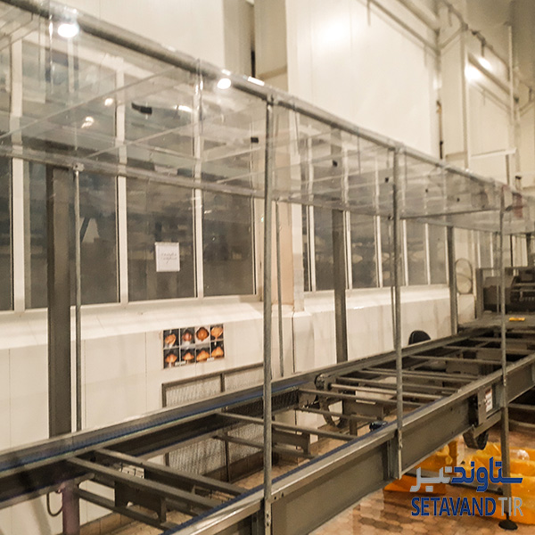 اجرای روکش خط تولید